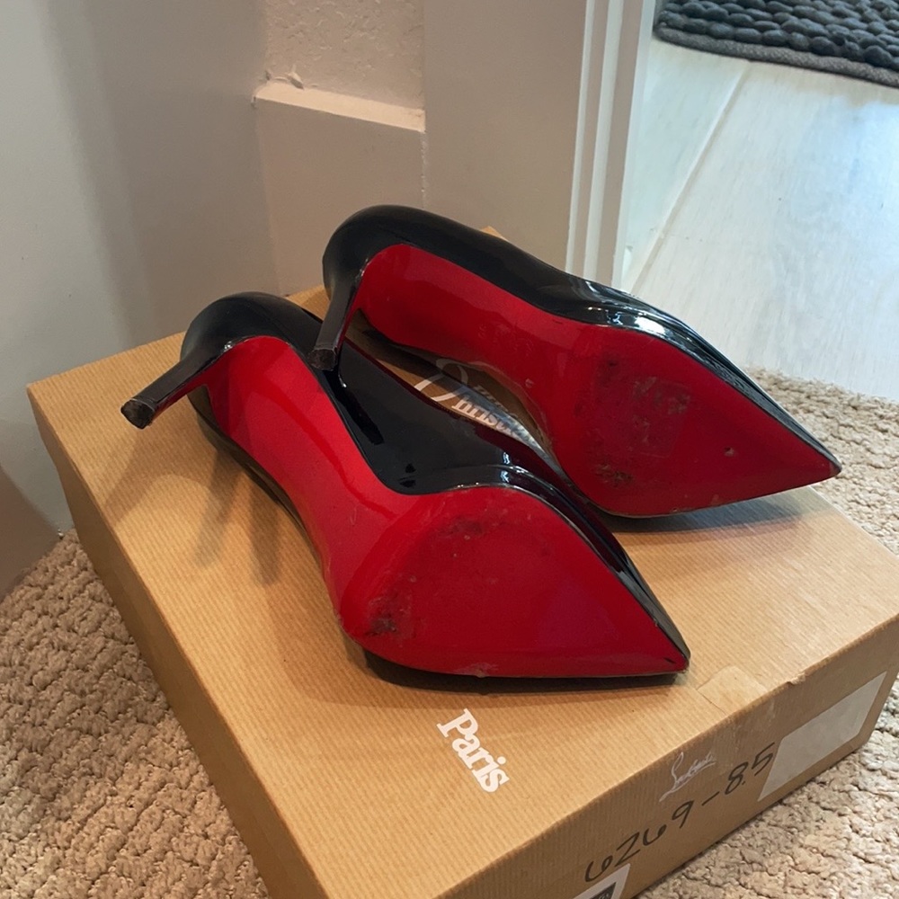 Black Patent Louboutins - Picture 8 of 13